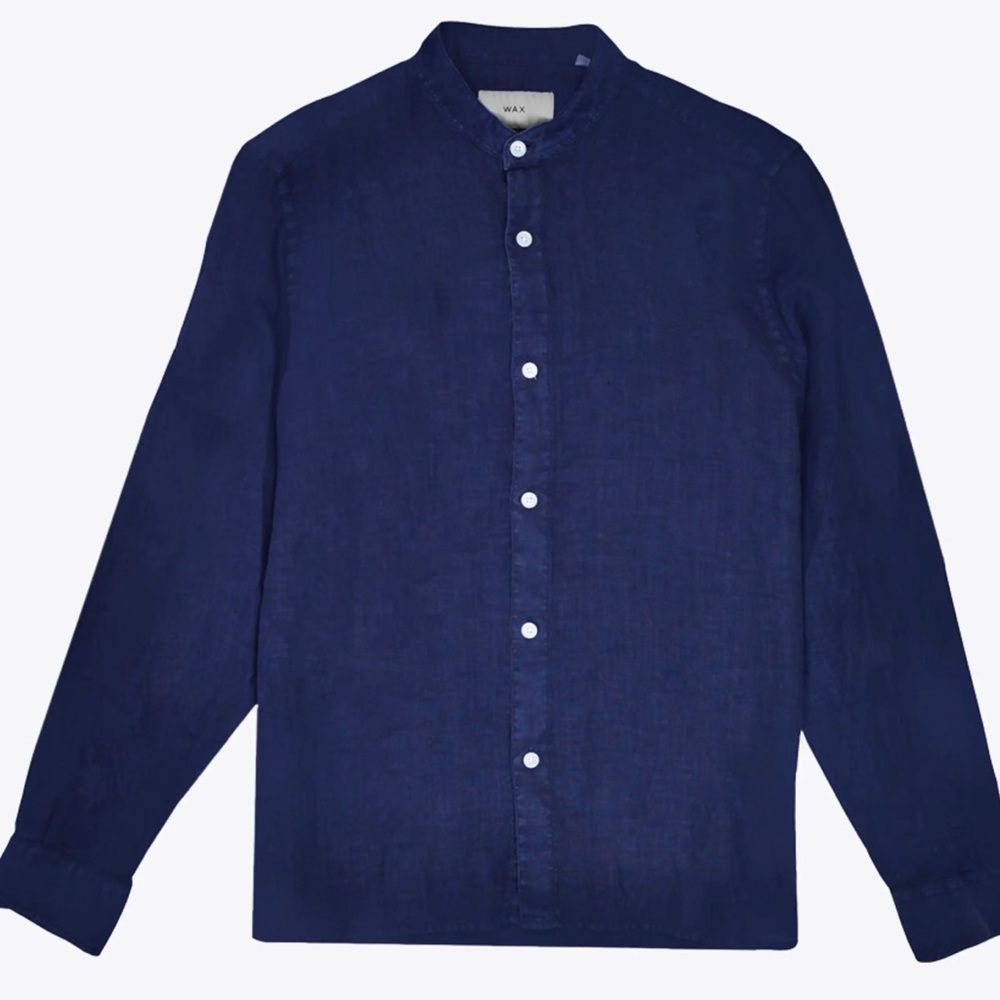 Wax London Wachet Collar Long Sleeve Shirt